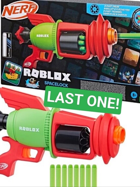 Nerf Other - NERF ROBLOX Spacelock Ray Blaster Toy Dart Launcher Water Pump And Spray SEALED